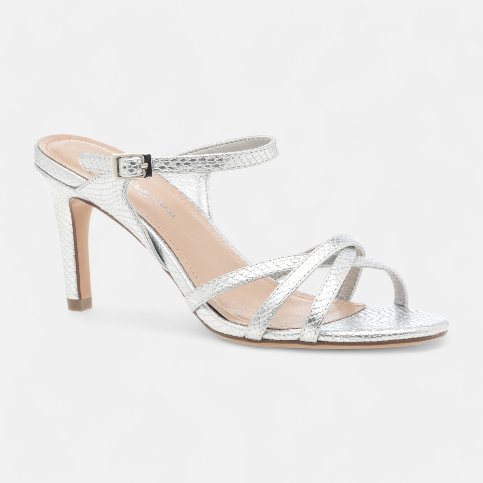 Mules à talon Femme argent