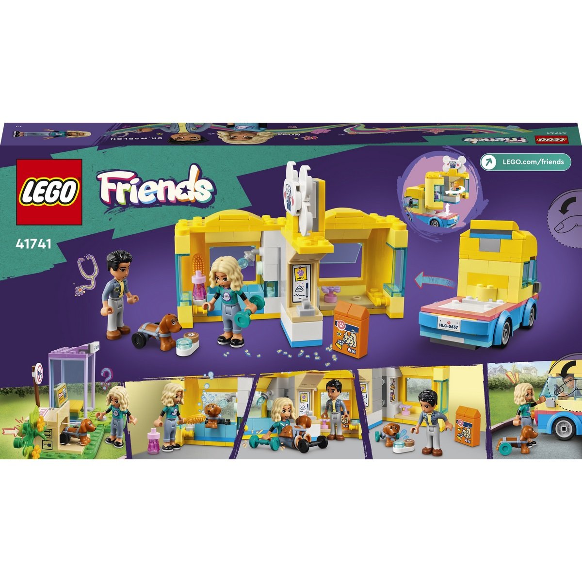 La fourgonnette de sauvetage canin Lego Friends 41741