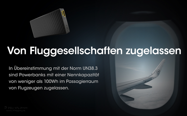 Nitecore Powerbank CARBO 20000 mAh