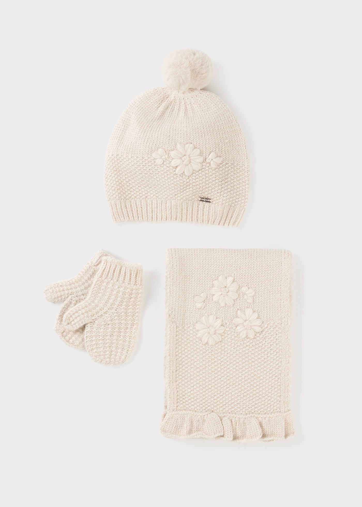 Conjunto de bebê de 3 peças feito de poliéster reciclado