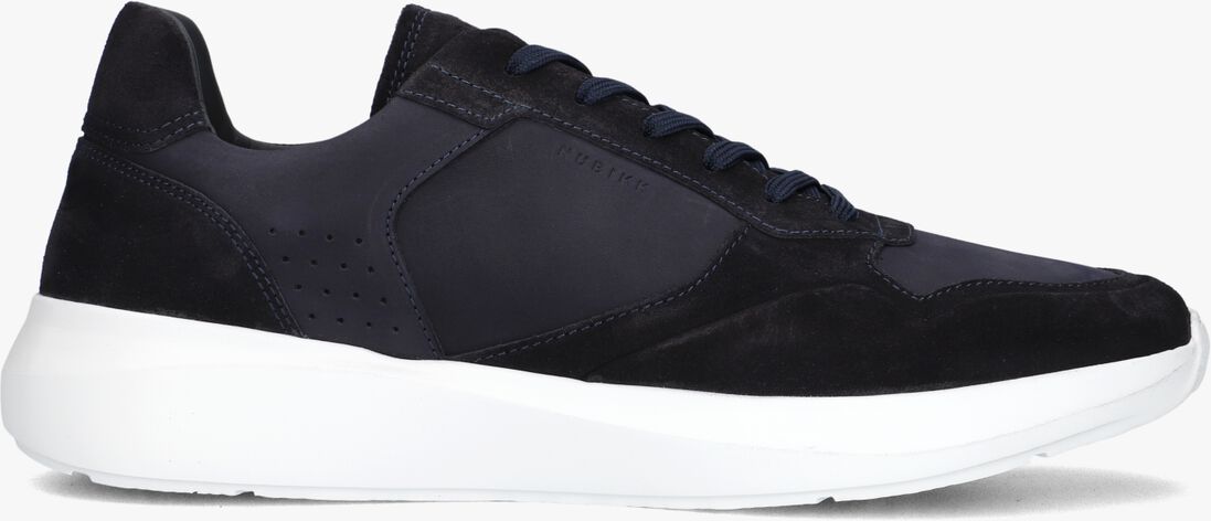 blauwe nubikk lage sneakers rock road wave