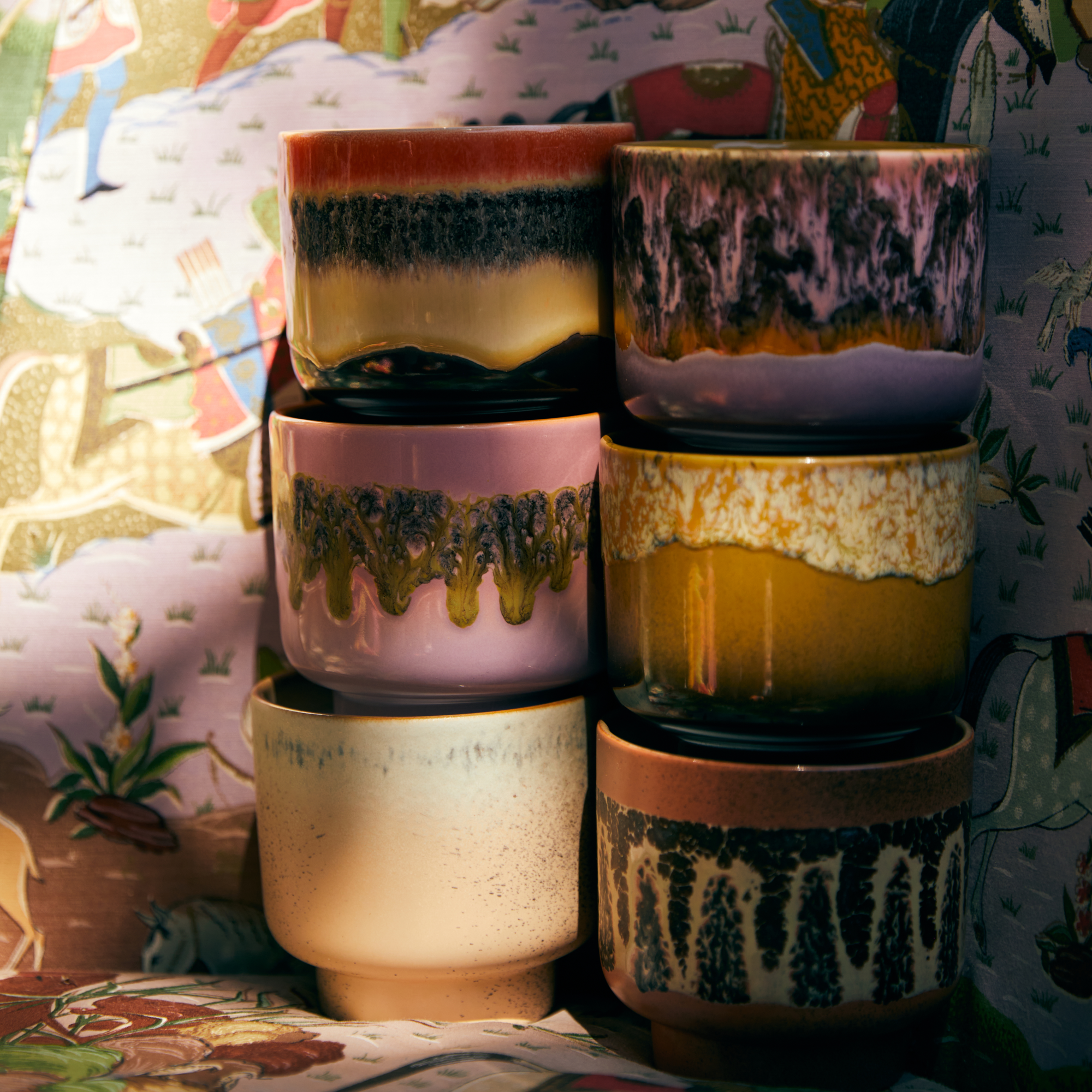 Geurkaars 70's Ceramics tulum