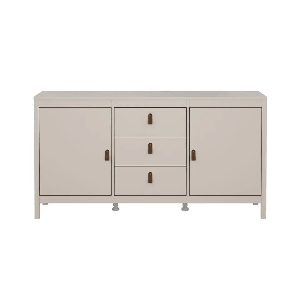 Hioshop Madrid dressoir 2 deuren 3 lades cashmere