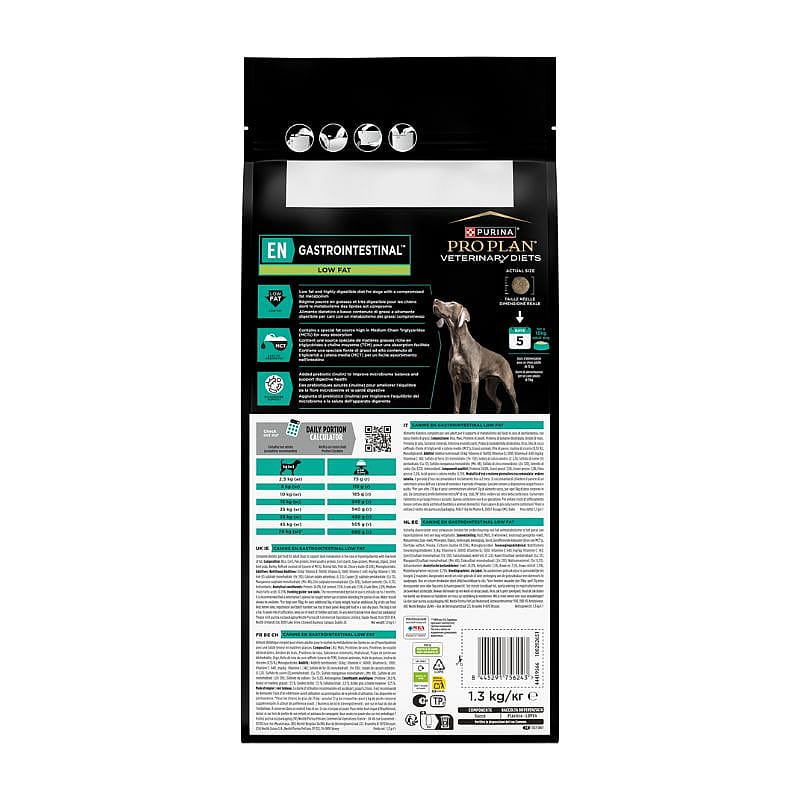 Purina Pro Plan Veterinary Diets EN Gastrointestinal Low Fat Hond | 3.5 kg | 20226.2