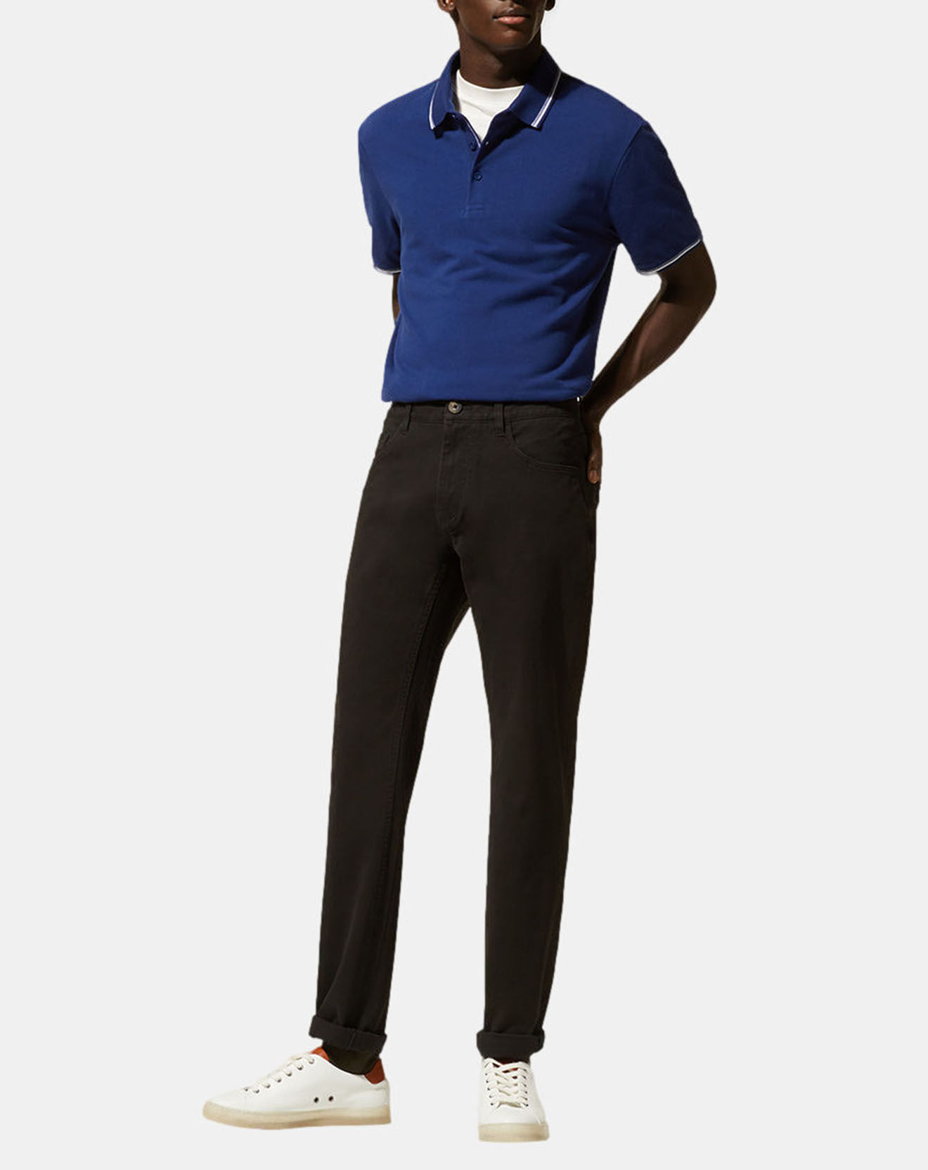 Galeries Lafayette Pantalon slim Kuflex Flex noir