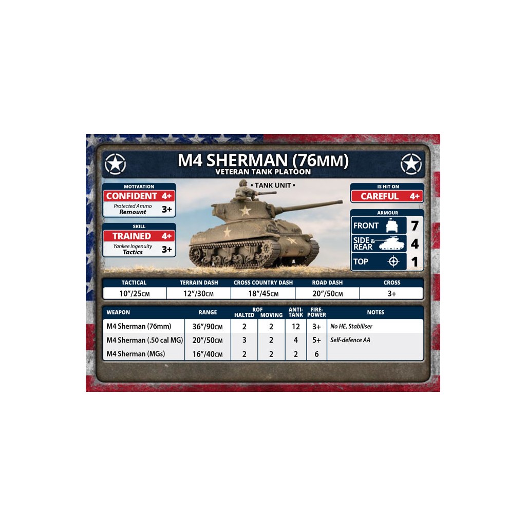 Flames of War - M4 Sherman Tank Platoon