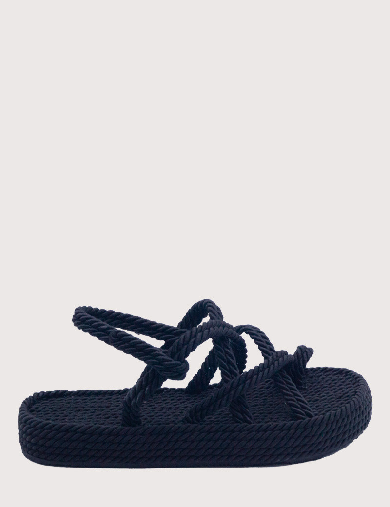 AUTRE SANDALES CORDE FEMME NOIRES