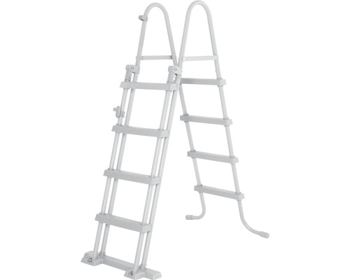 Opzetzwembadframe zwembadset Bestway Steel Pro MAX™ rond Ø 457x122 cm incl. zandfiltersysteem, ladder & afdekking lichtgrijs