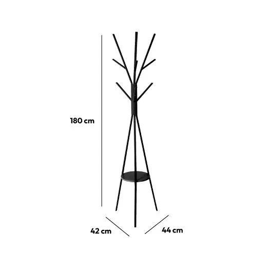 Porte-manteau (H180 cm) Arbor Noir
