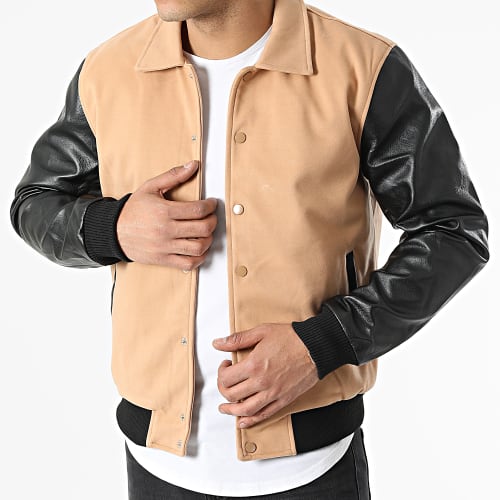 Veste 3124 Camel Clair Noir