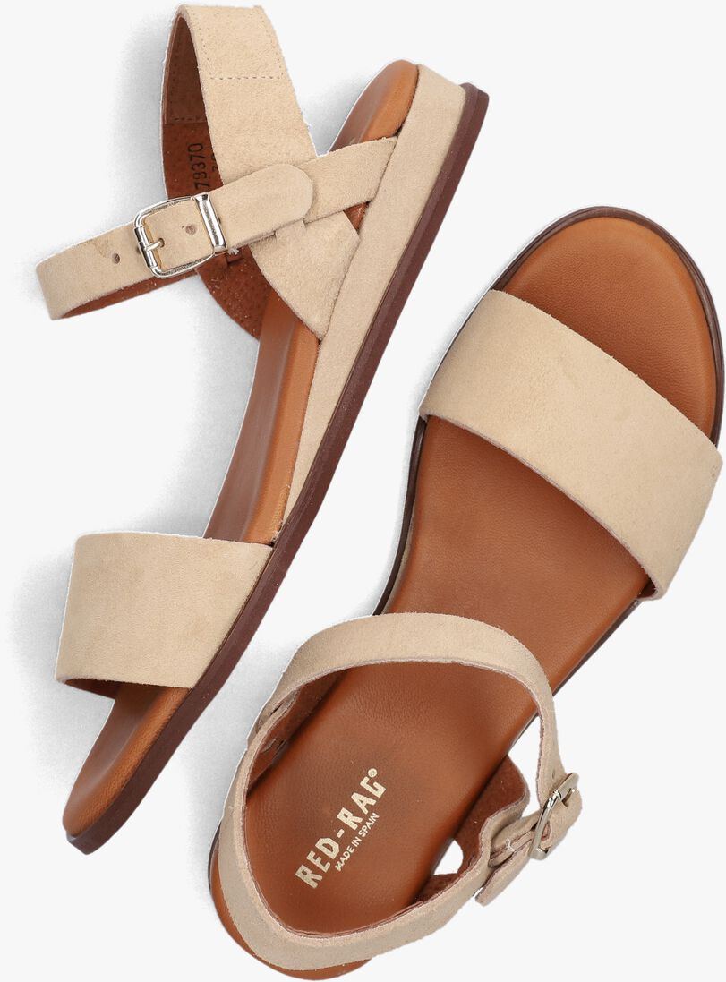 RED-RAG beige red-rag sandalen 79370