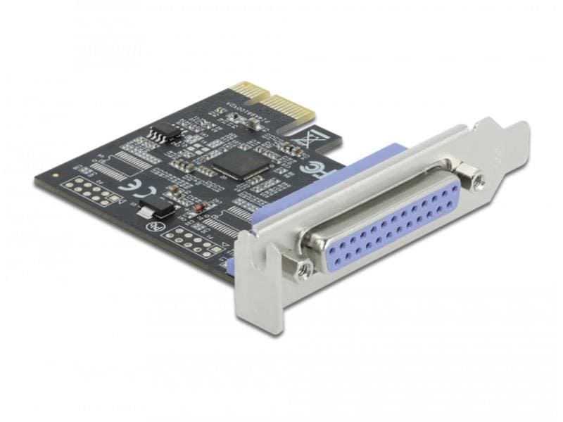 Delock PCI-Express-Karte 90500 1x Parallel (DB 25) PCIe-Schnittstellenerweiterungskarte: 1x DB25 Buchse (IEEE 1284)