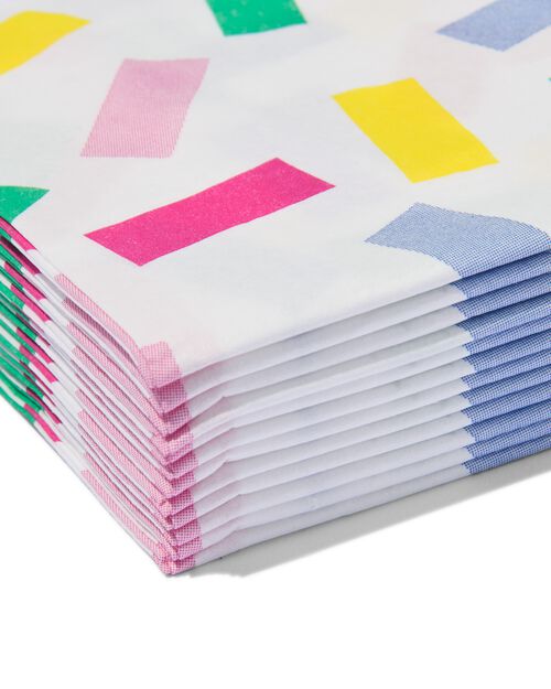 serviettes confetti 40 x 40 cm - lot de 12