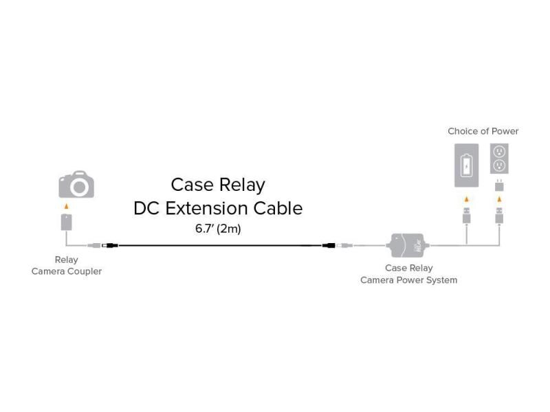 Tether Tools Kabel Case Relay DC Extension Cable - 6.7 2 Me 2-Meter-Verlängerungskabel zwischen Relais und Kamera
