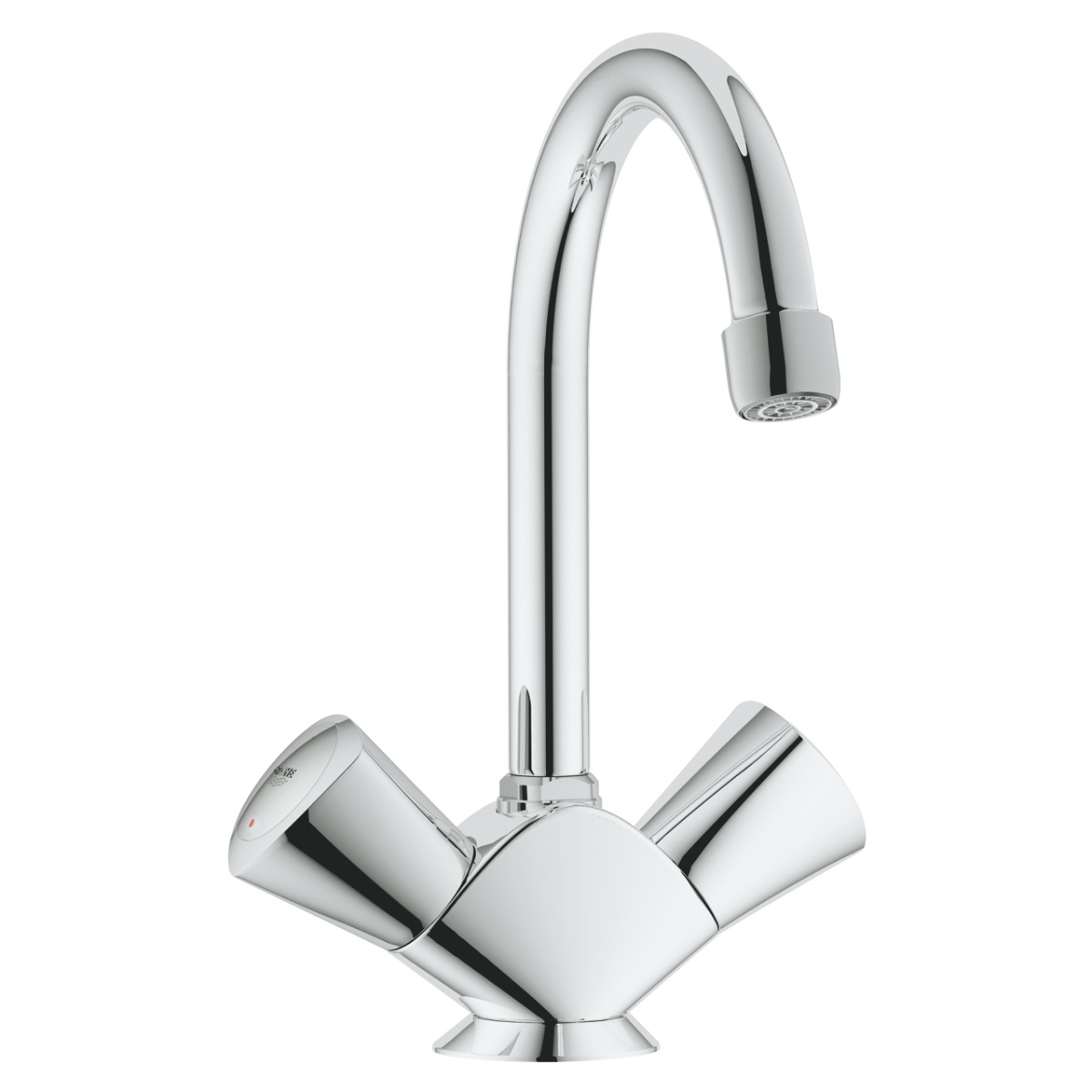 Grohe Costa-S 1-gats wastafelkraan met waste chroom