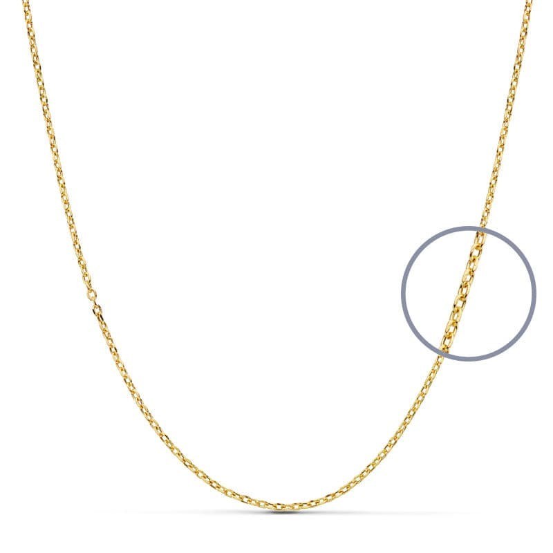Collier - Médaille Croix Or Jaune - Croix Celtique - Chaine Dorée