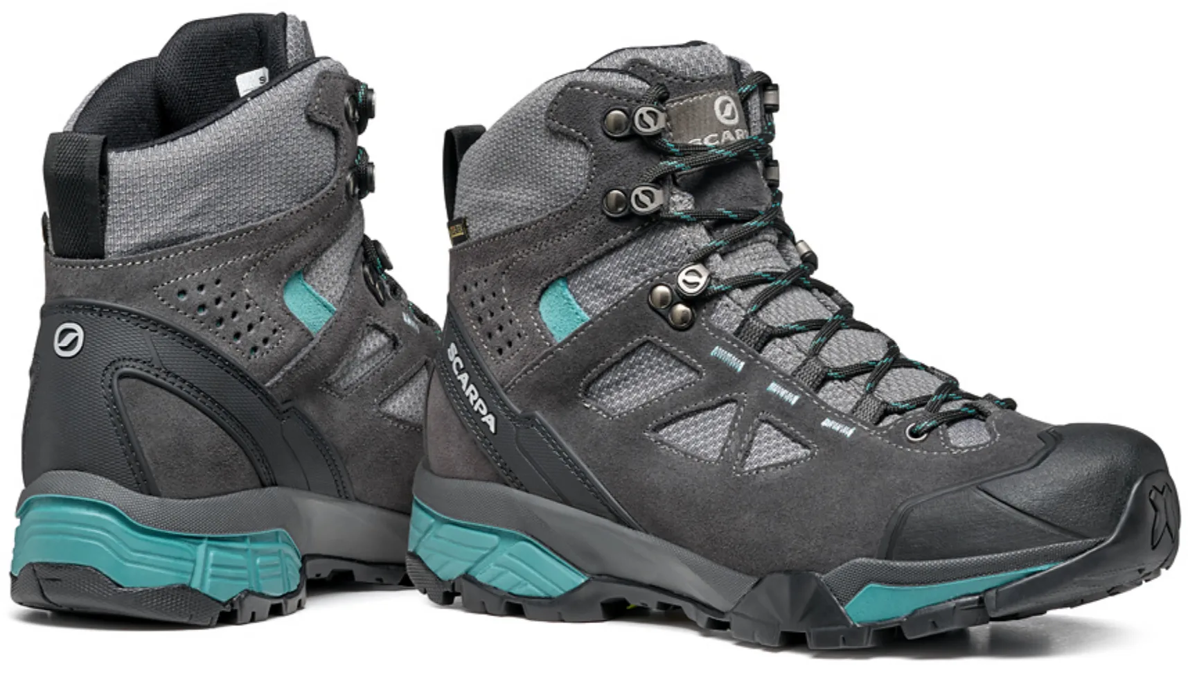 Scarpa ZG Lite GTX W Wide Dark Gray - Lagoon