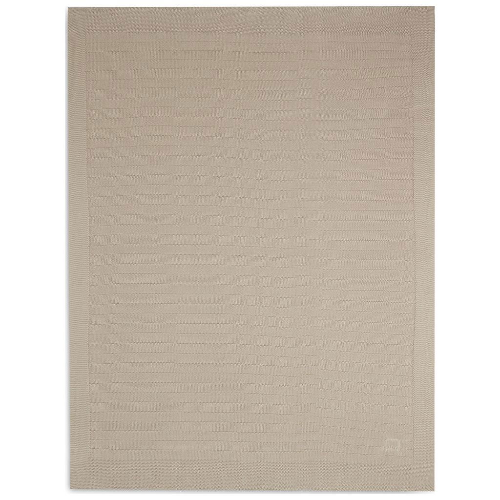 JolleinJollein   Decke Knit GOTS pure knit nougat 100x150 cm