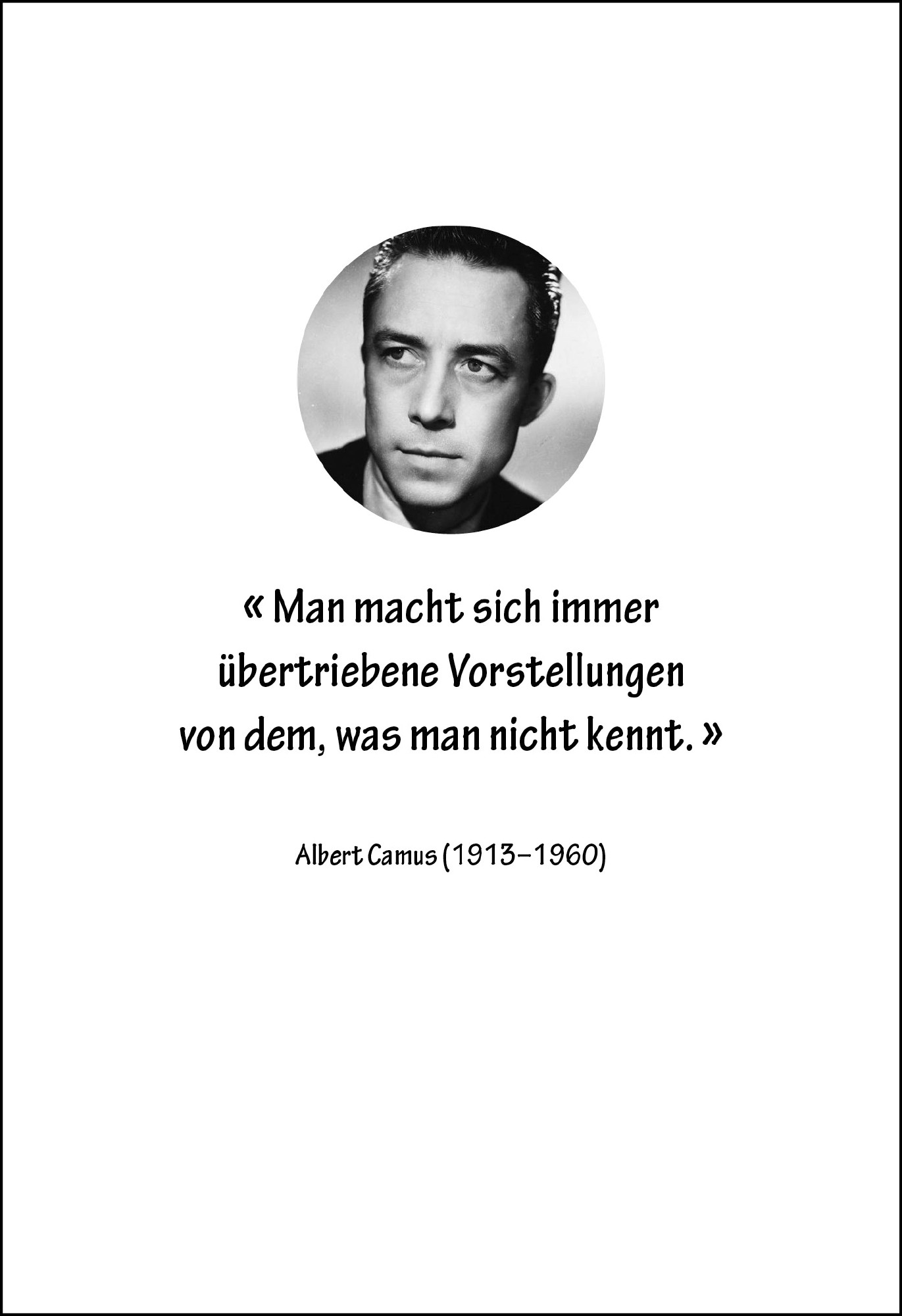 Postkarte 'Man macht sich immer' günstig bestellen