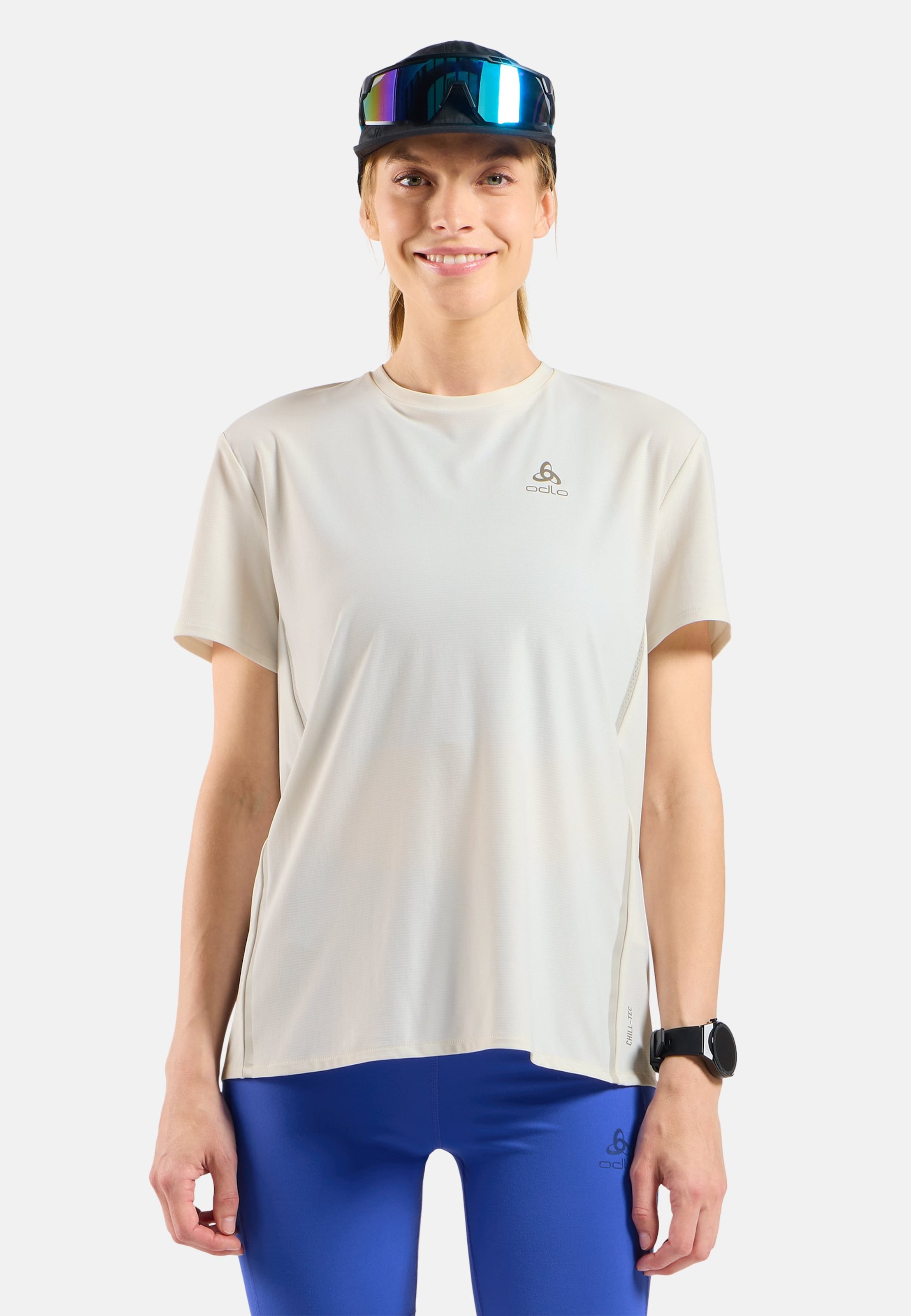 Zeroweight Chill-Tec Laufshirt 2.0 in Gardenia