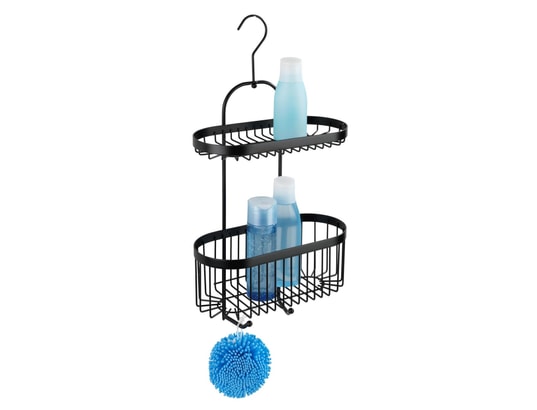 WENKO - Accessoire de douche Etagère de douche à suspendre indus classic - l. 26 x h. 4...