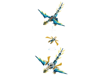 LEGO Elementdraak vs. de mecha van de keizerin (71796)