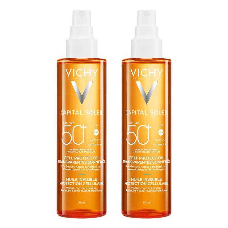 Vichy Capital Soleil Cell Protect Oil LSF 50 , 2x200 ml