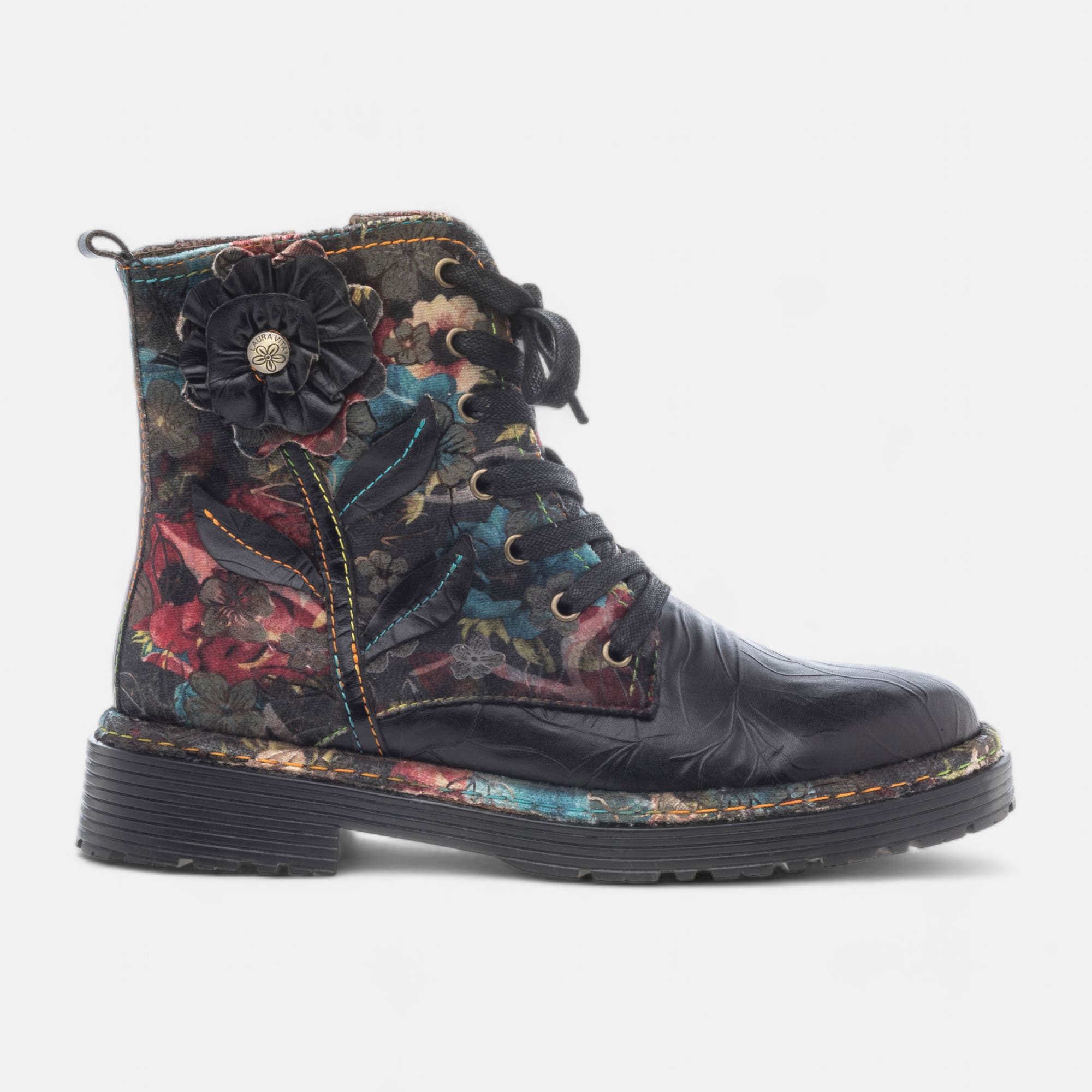 Bottines à lacets Femme noir