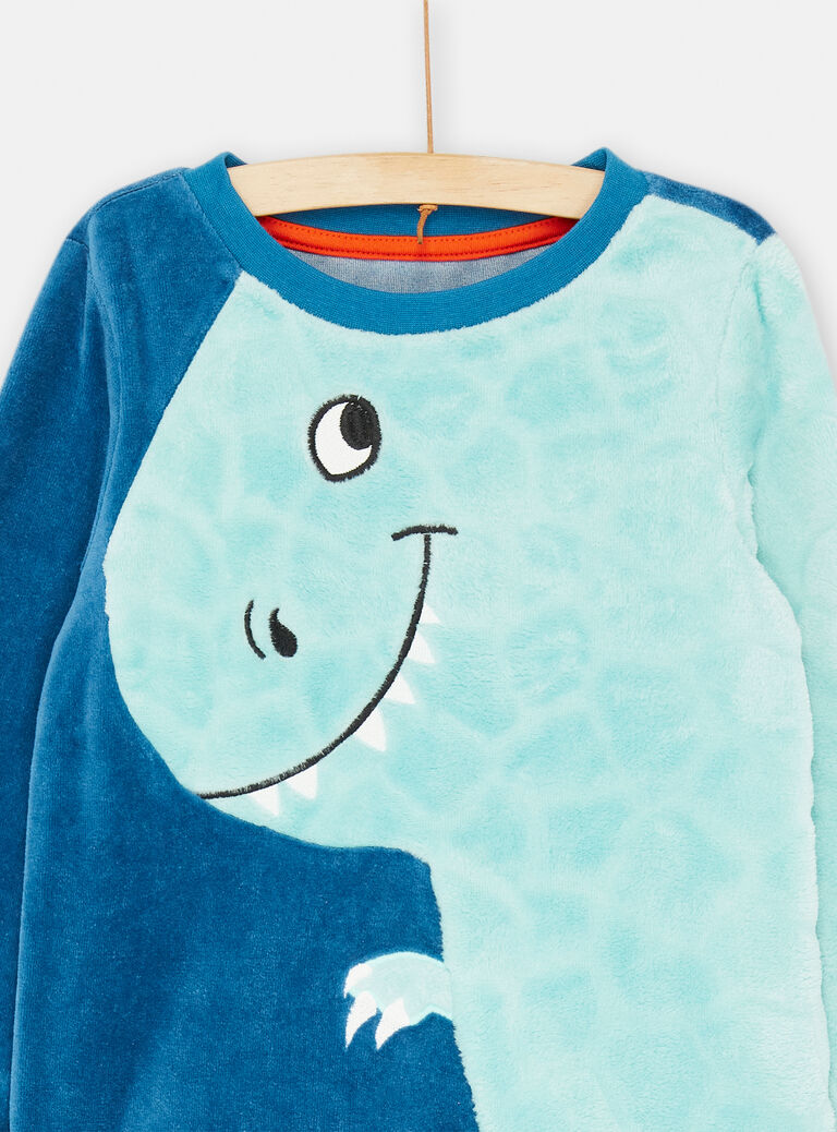 Ensemble pyjama bleu et gris
