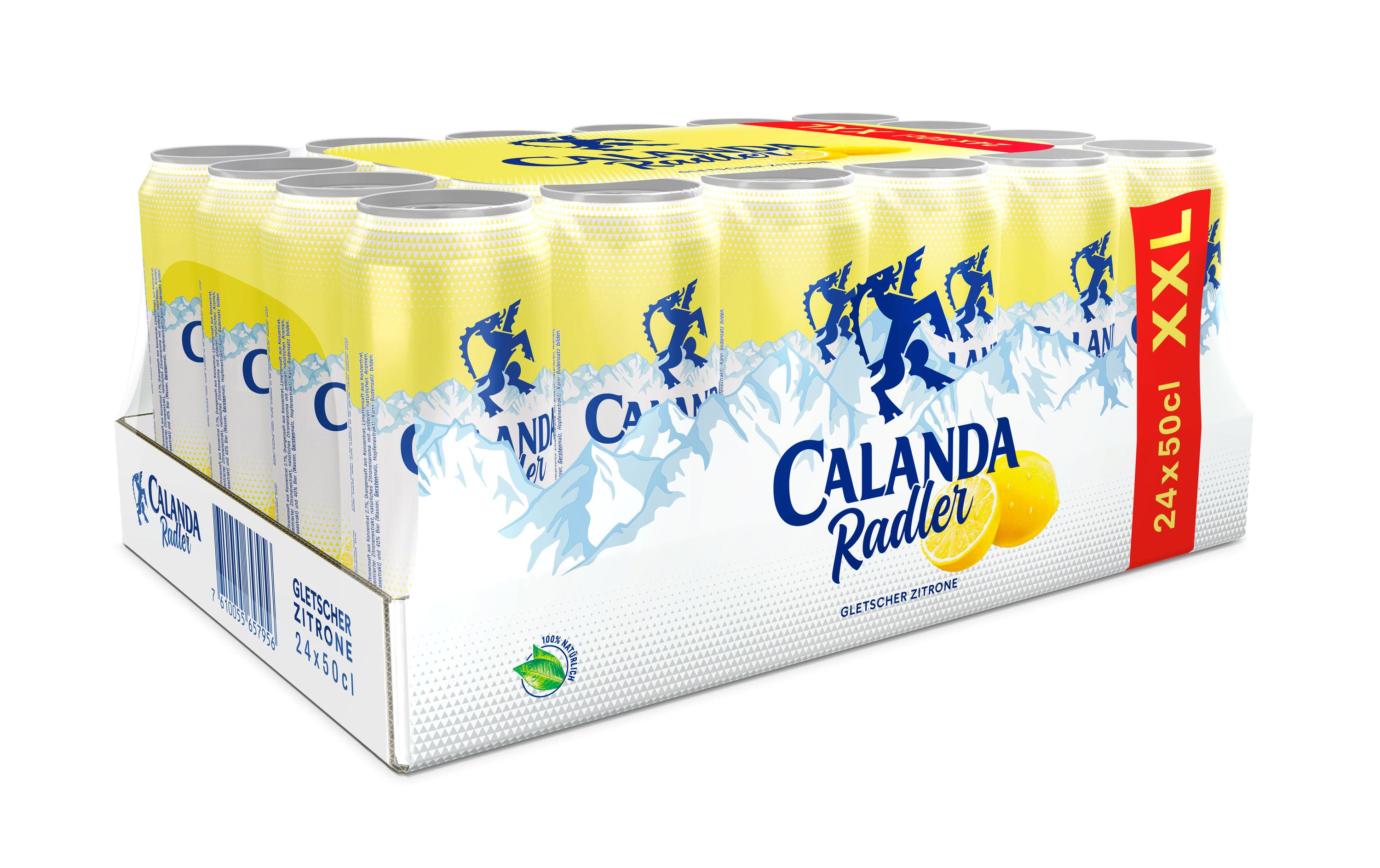 Bier Radler 2.0% Zitrone 24 x 0.5 lAlkoholhaltiges Biermischgetränk aus der Schweiz