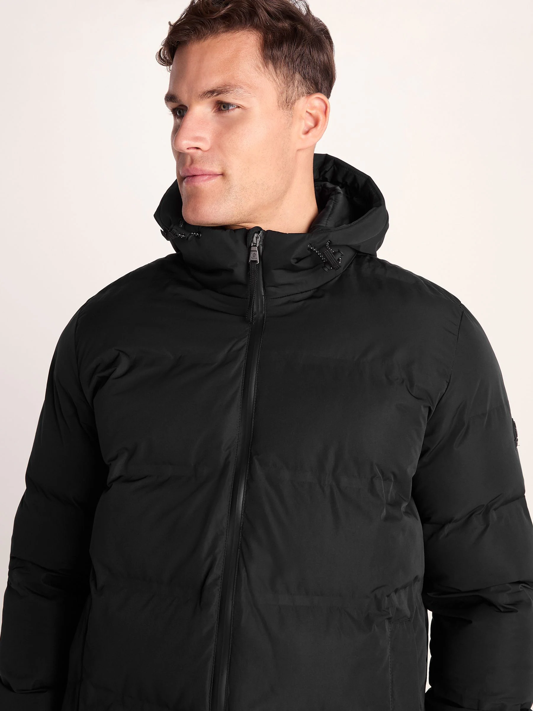 Zwart - Tog 24 - Brinkley herenparka met capuchon