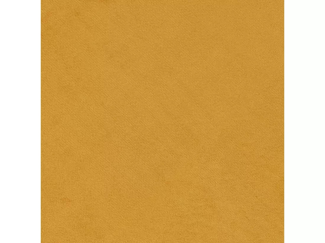 Pouf velours avec large repose-pieds jaune ocre - DOLCE