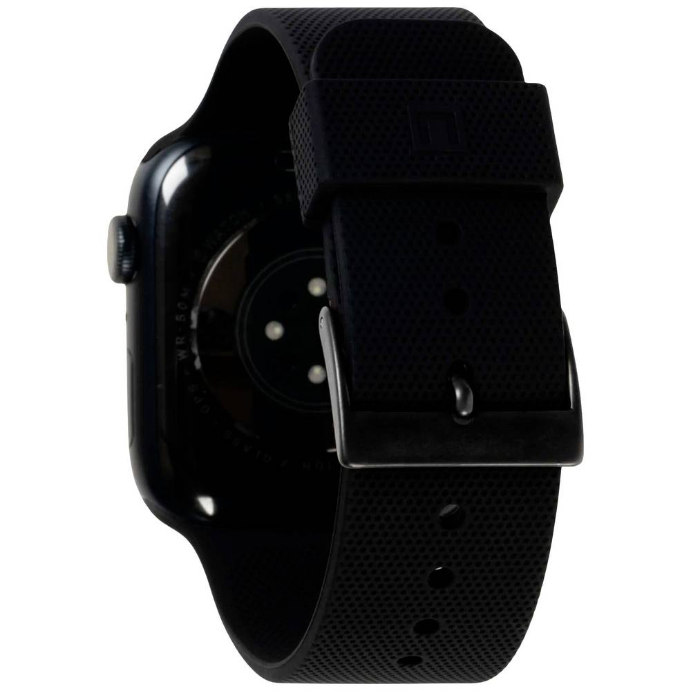 UAG Urban Armor Gear [U] - Apple Watch (49/46/45/44 mm) Antibakterielles Dot Silikon Armband (194005314040) - Schwarz