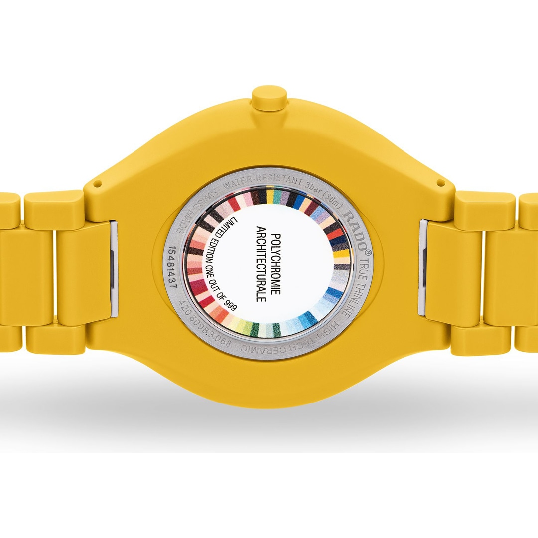 Rado True Thinline Le Corbusier Sunshine Yellow 4320W Limited Edition