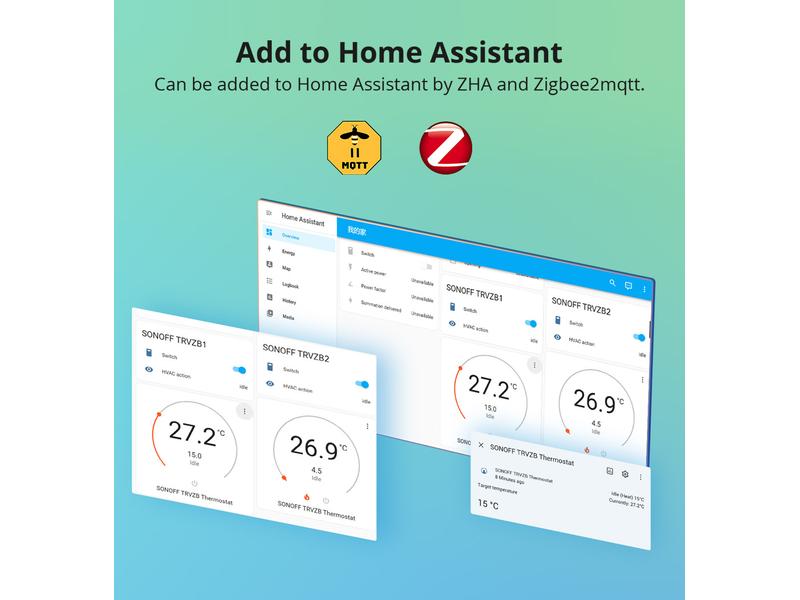 SONOFF Smarter Thermostat Radiator Zigbee Thermostatisches Ventil für Smart Zigbee Heizkörper