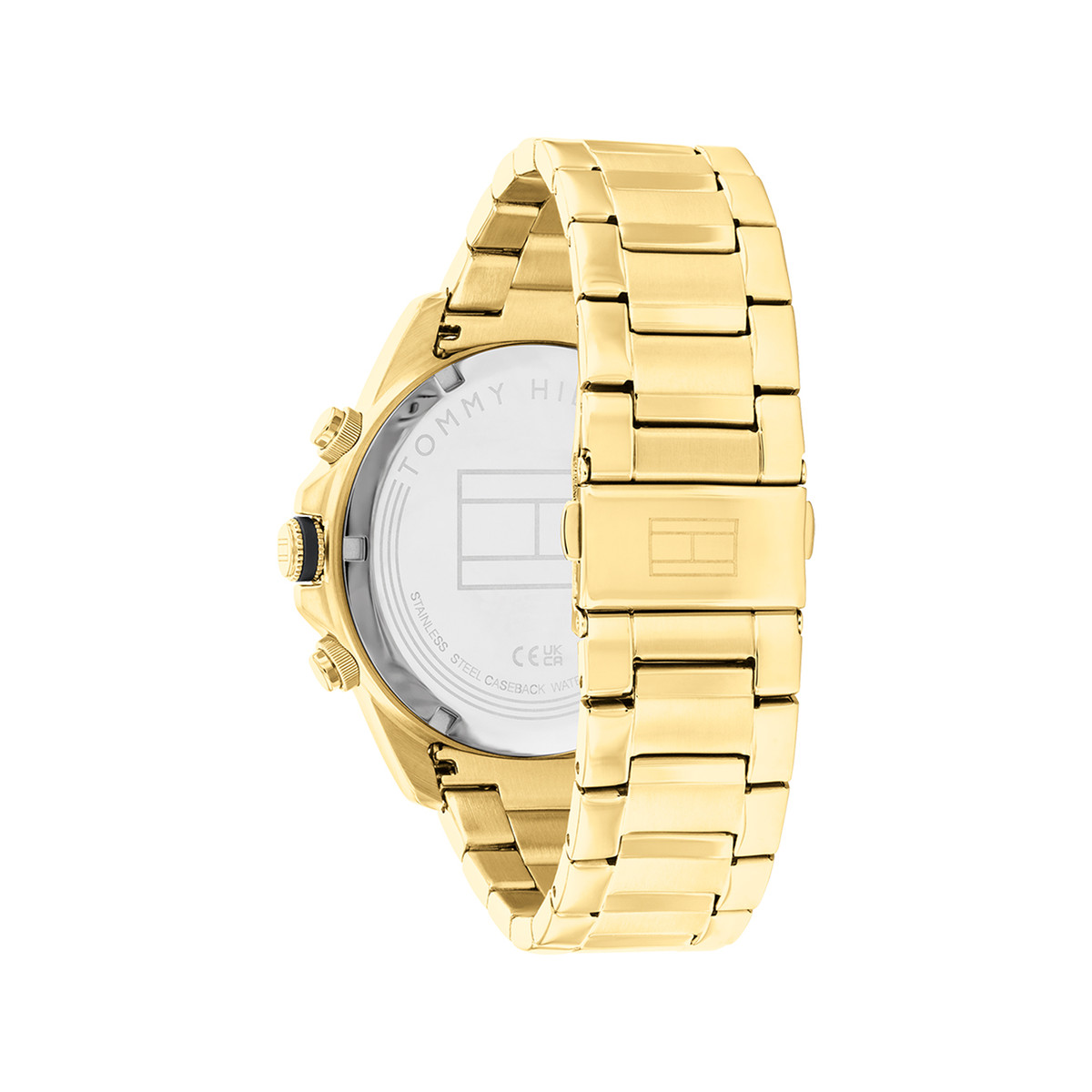 Montre TOMMY HILFIGER Lars homme bracelet acier doré jaune