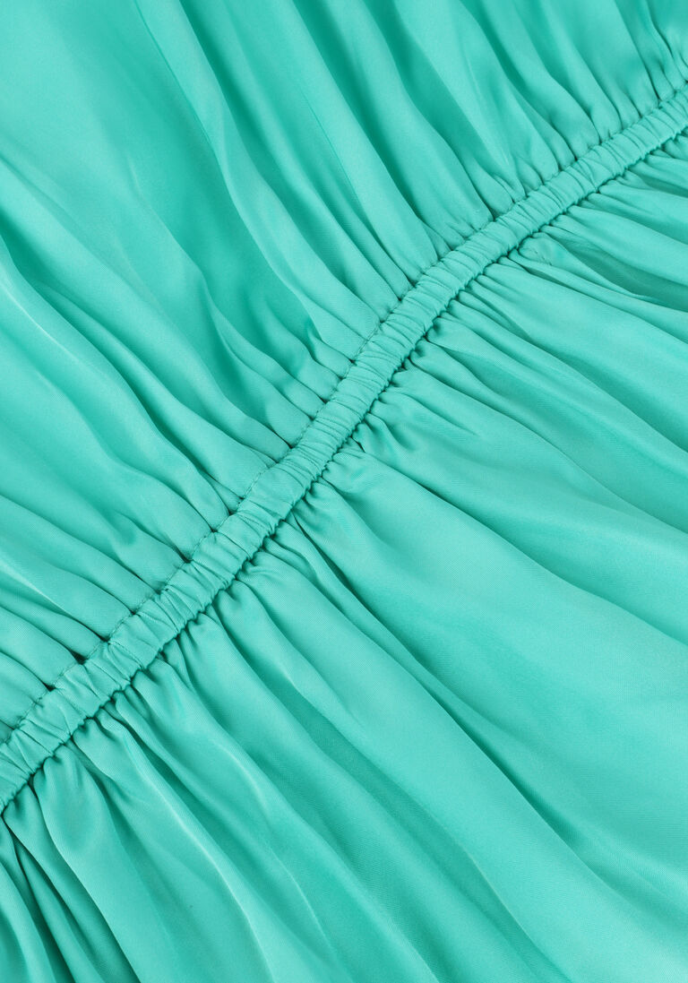 EST\\'SEVEN turquoise est'seven mini jurk est&rsquo;journee dress bambu