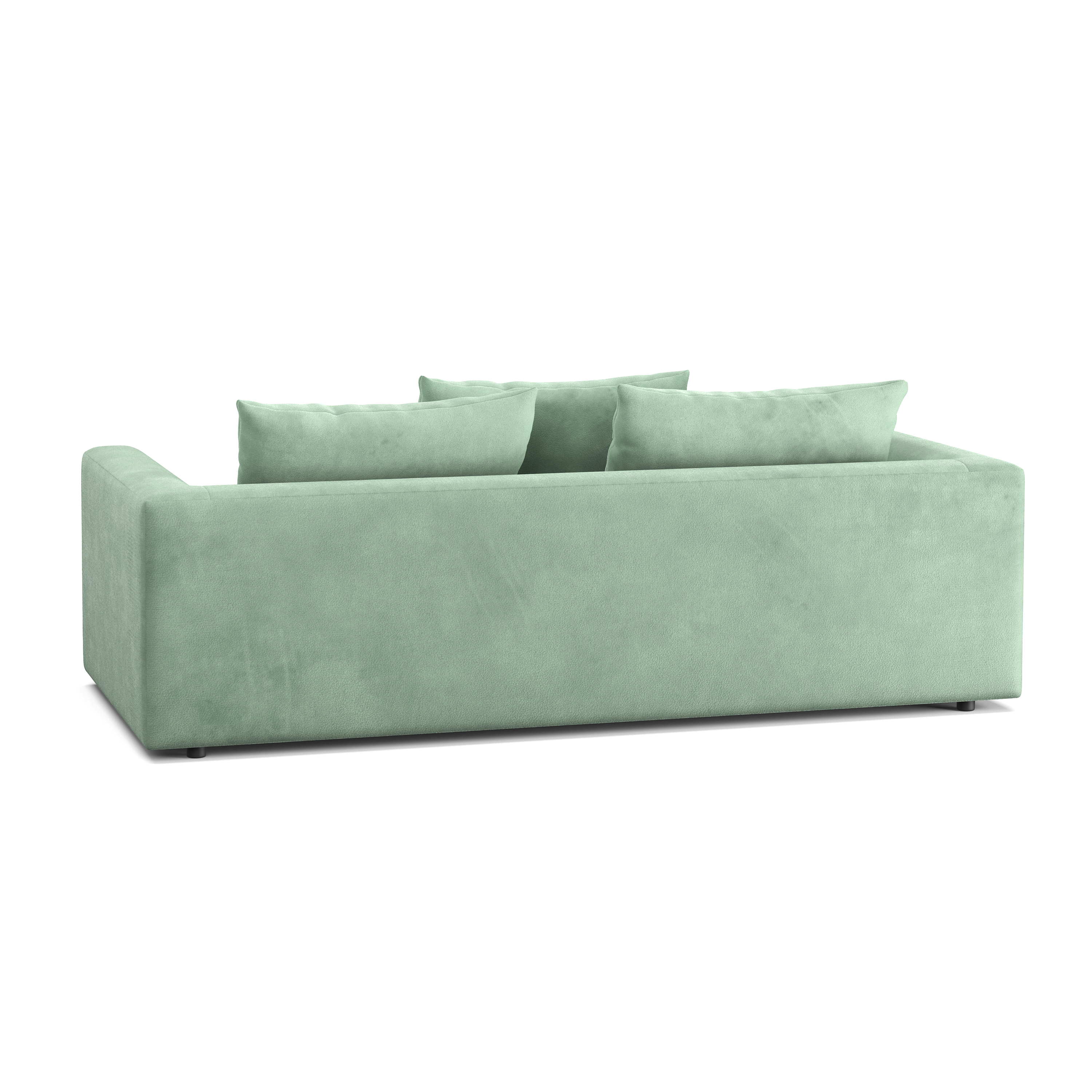 Bigsofa Samt ABBY hellgrün