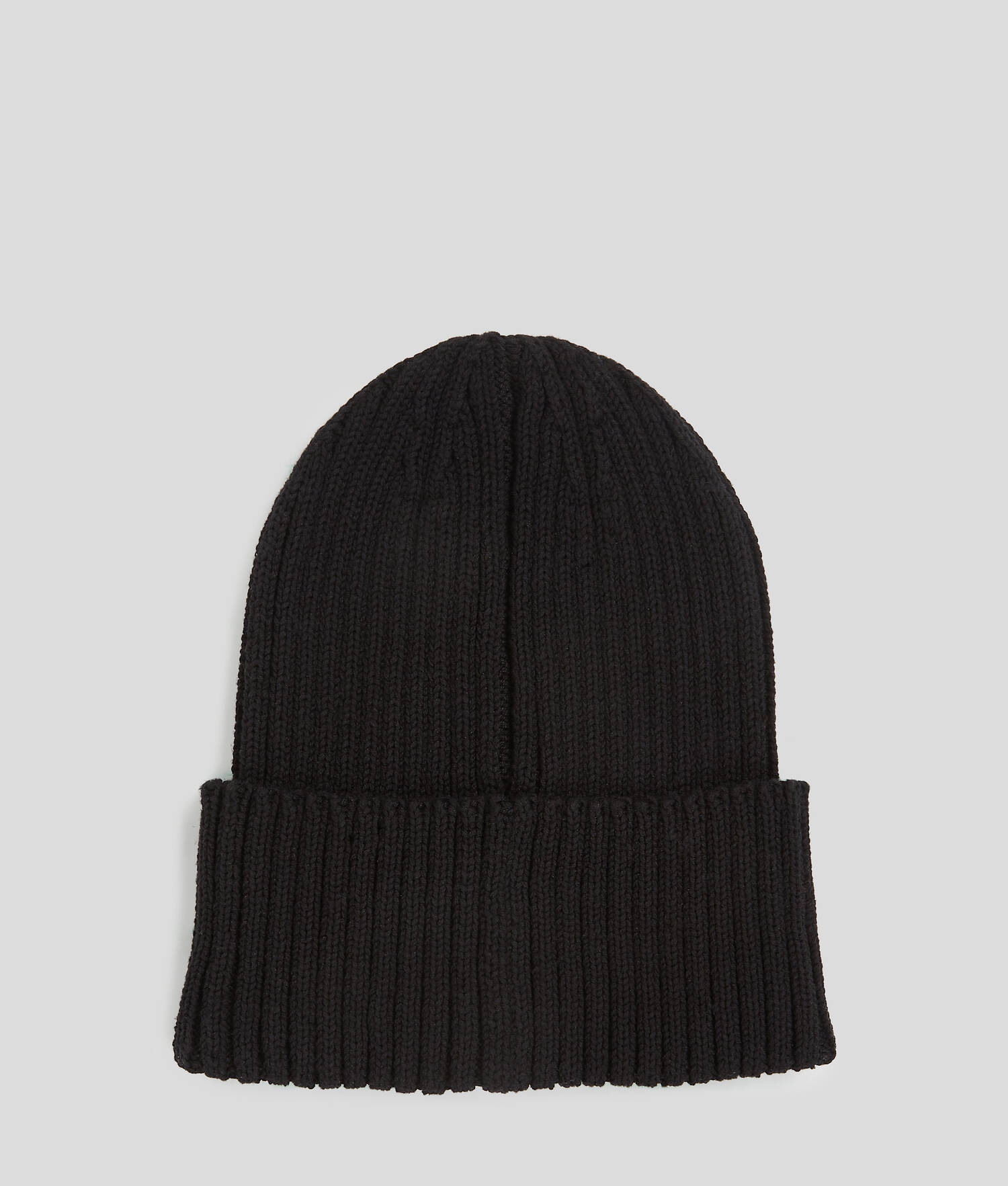 BONNET CÔTELÉ À LOGO KLJ - Noir