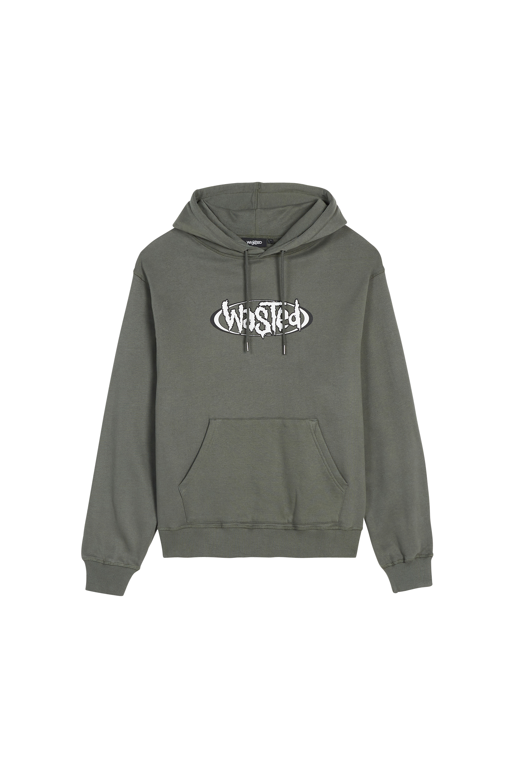 WASTED Hoodie sérigraphié BREAKDOWN Vert