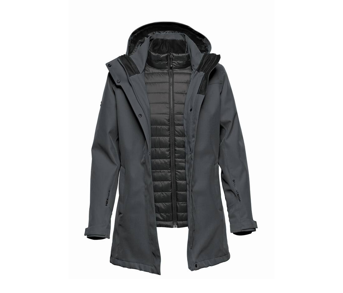 STORMTECH SHSSJ2W - Parka Femme 3 en 1 Imperméable et Respirante