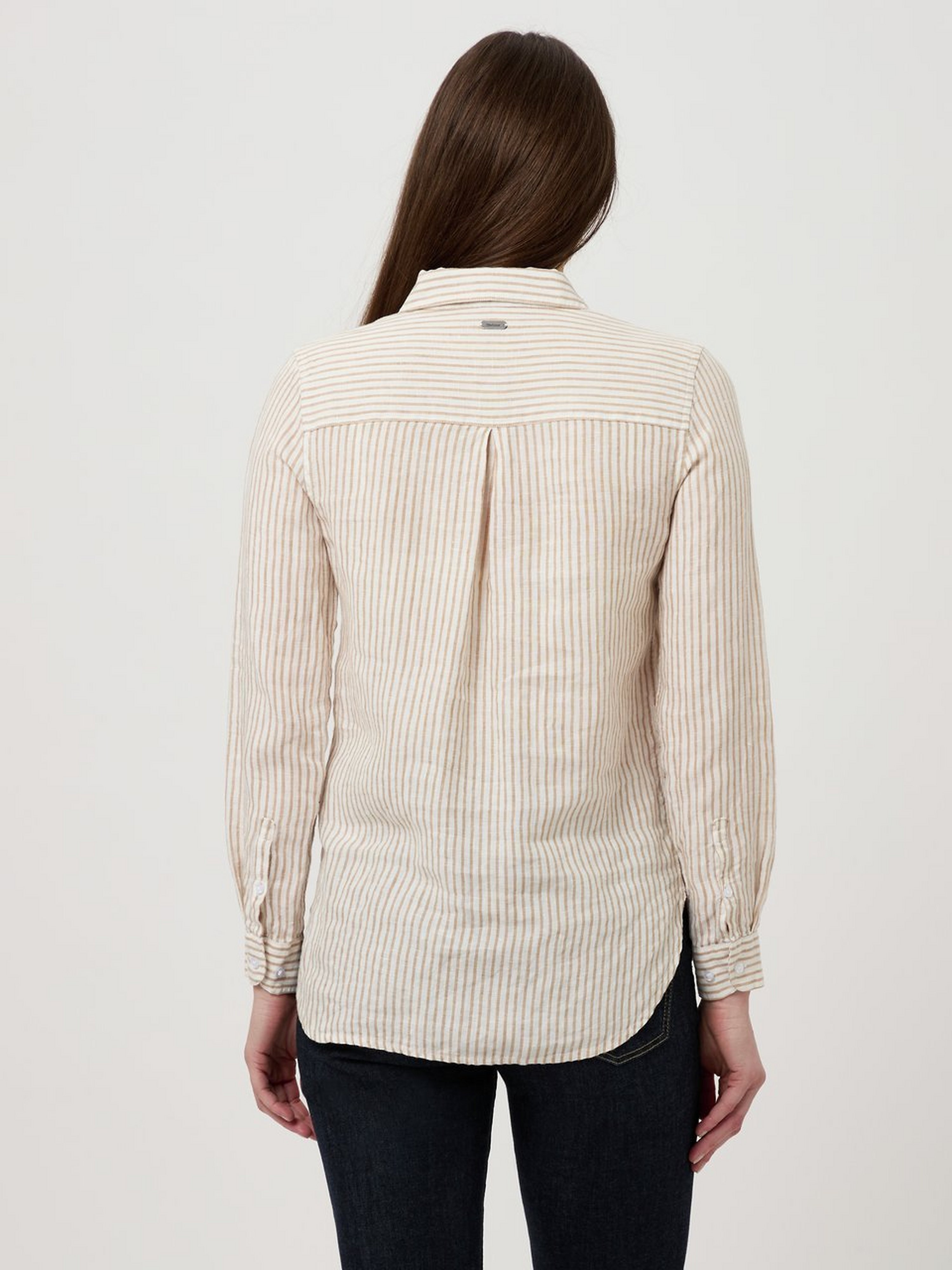 Bluse aus 100% Leinen