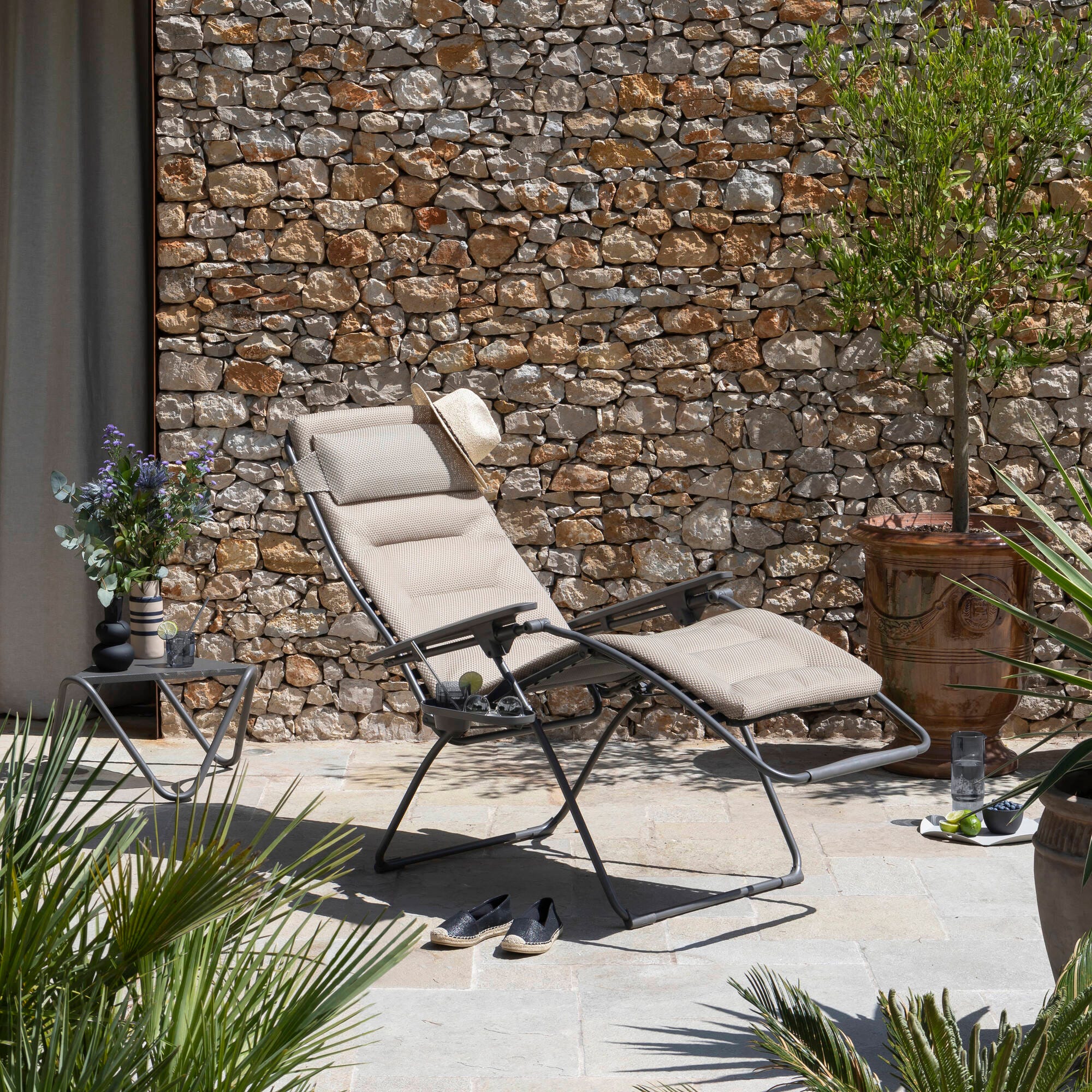 Zero-Gravity-Relaxliege - XL Futura XL BeComfort® Beige Moka