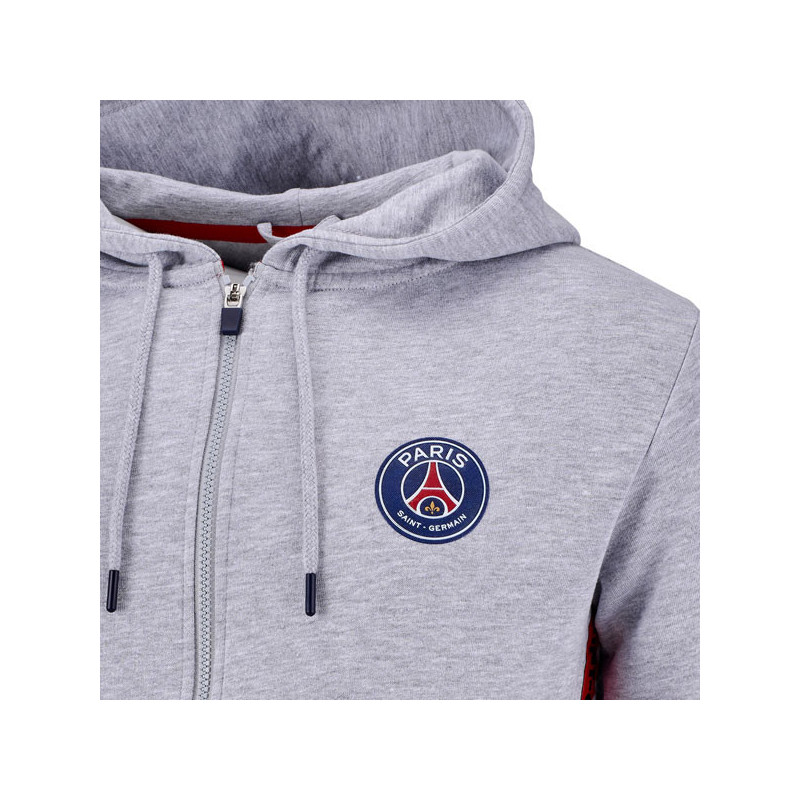 Sweat-shirt zip à capuche Supporter PSG
