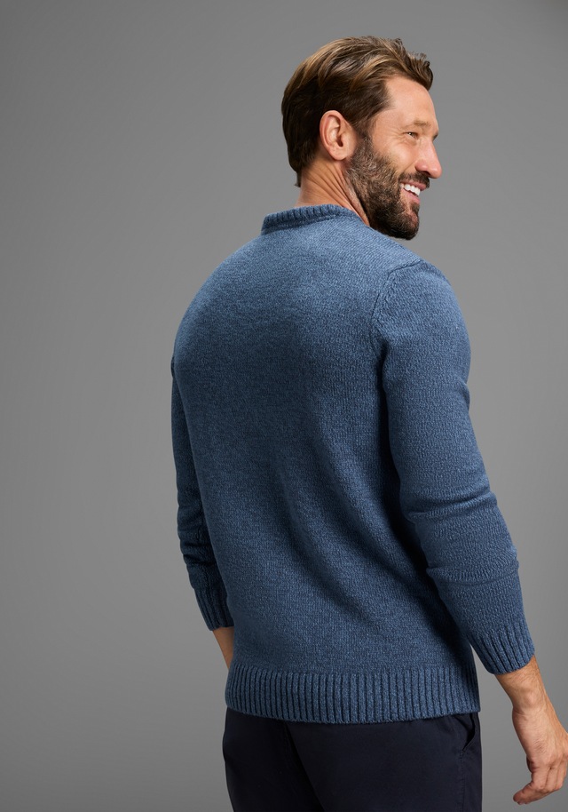 Man's World Rundhalspullover »Neue Kollektion! Zeitlos & vielseitiger Basic Style«, melierte Optik ,weicher Griff, Perfekt für die kältere Jahreszeit