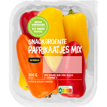 Jumbo Snackgroente Paprikaatjes Mix 300 g