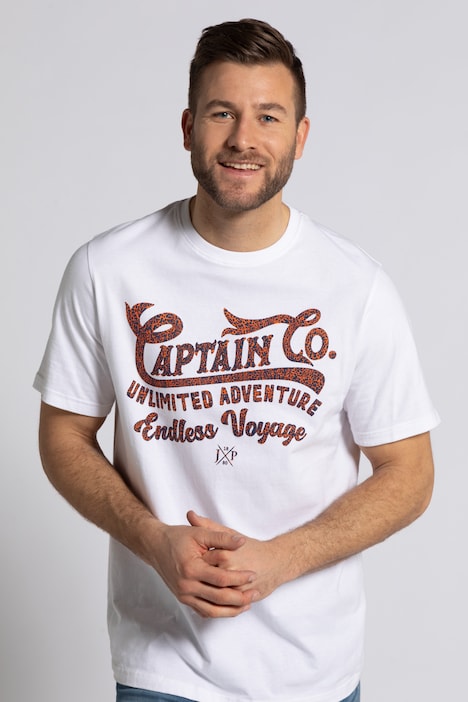 T-Shirt, 2er-Pack, Rundhals, Halbarm, Anker Print