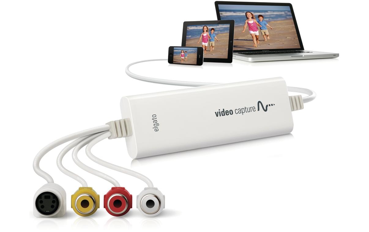 Adapter Video Capture Composite/S-Video/SCART - USB 2.0Videos digitalisieren & auf Mac, PC, iPad übertragen