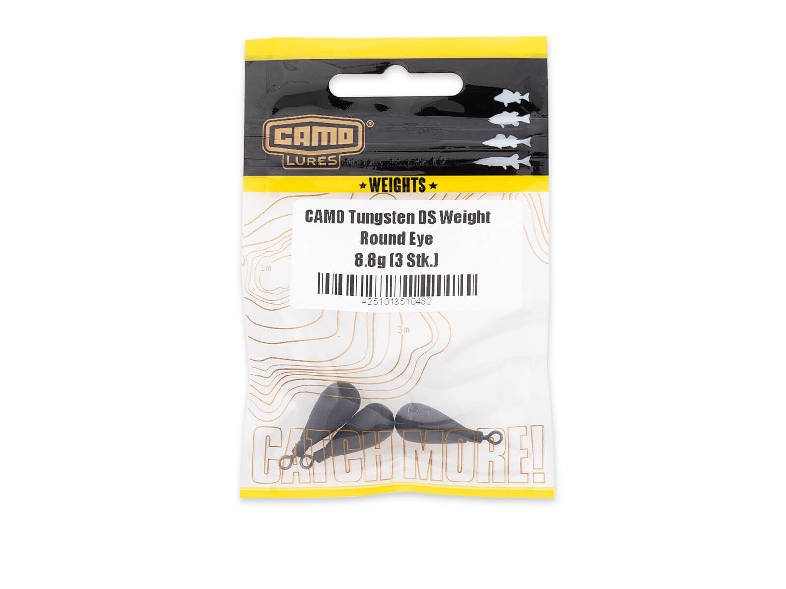 CAMO Tungsten DS Weight Round Eye - 28g (1 Stk.)
