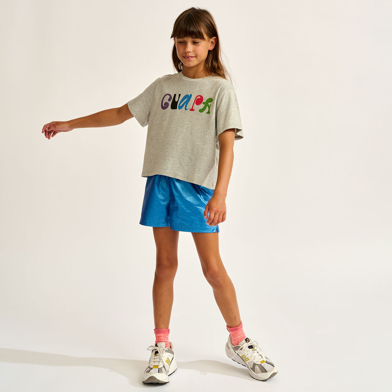 Bellerose T-Shirt 100% Coton Bio Argi gris clair